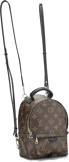 Small Louis Vuitton monogram canvas backpack with slim shoulder straps