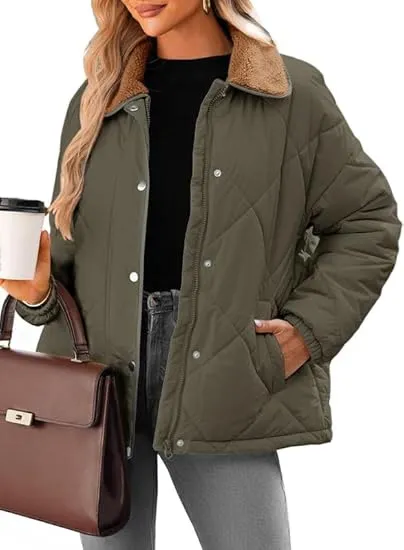 Moss Green / Dokotoo Casual Winter Jacket
