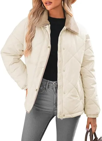 Apricot / Casual Winter Jacket