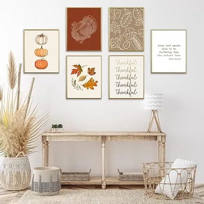 Fall Wall Art, 6 pcs
