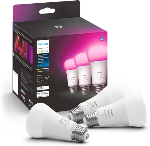 Philips Hue White and Color Ambiance Smart Bulbs